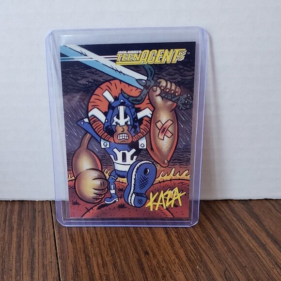 1993 Topps Comics Teen Agents Kaza Jack Kirby Promo Card #3 - Picture 1 of 3